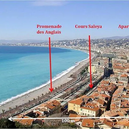 Apartment Ross 5- F2, Lumineux, Balcon, Loft, Clim, Vieux-nice Nice