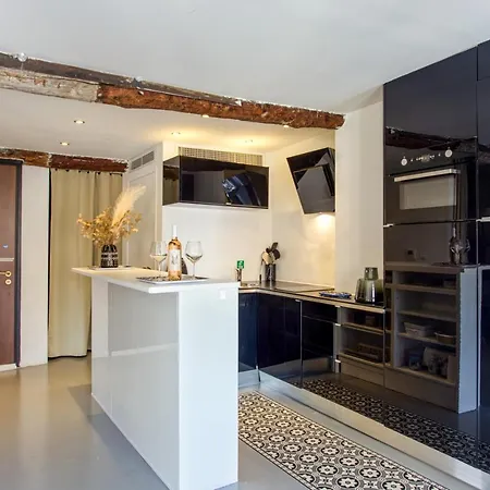 Ross 5- F2, Lumineux, Balcon, Loft, Clim, Vieux-nice * 尼斯