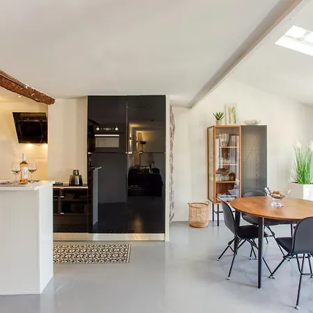 Ross 5- F2, Lumineux, Balcon, Loft, Clim, Vieux-nice 尼斯
